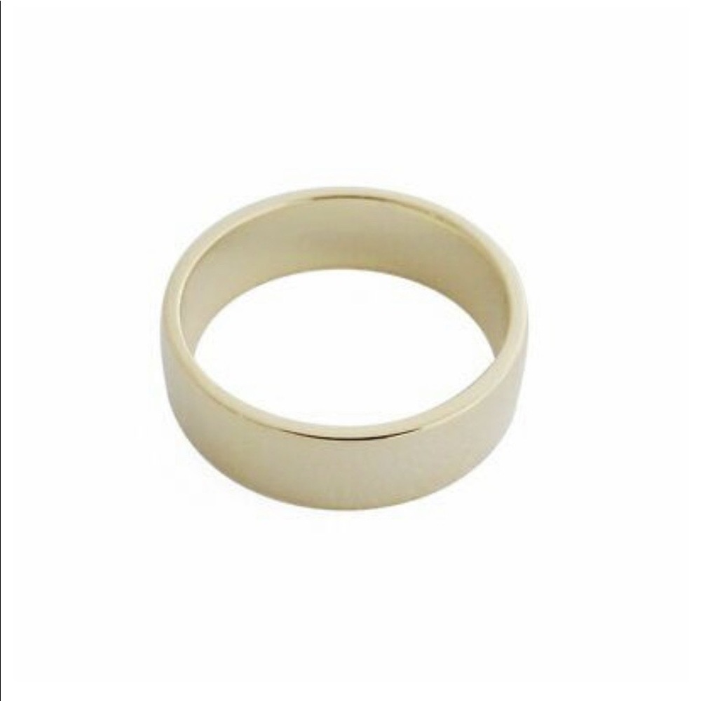 Honeycat Bold Band Ring in Gold